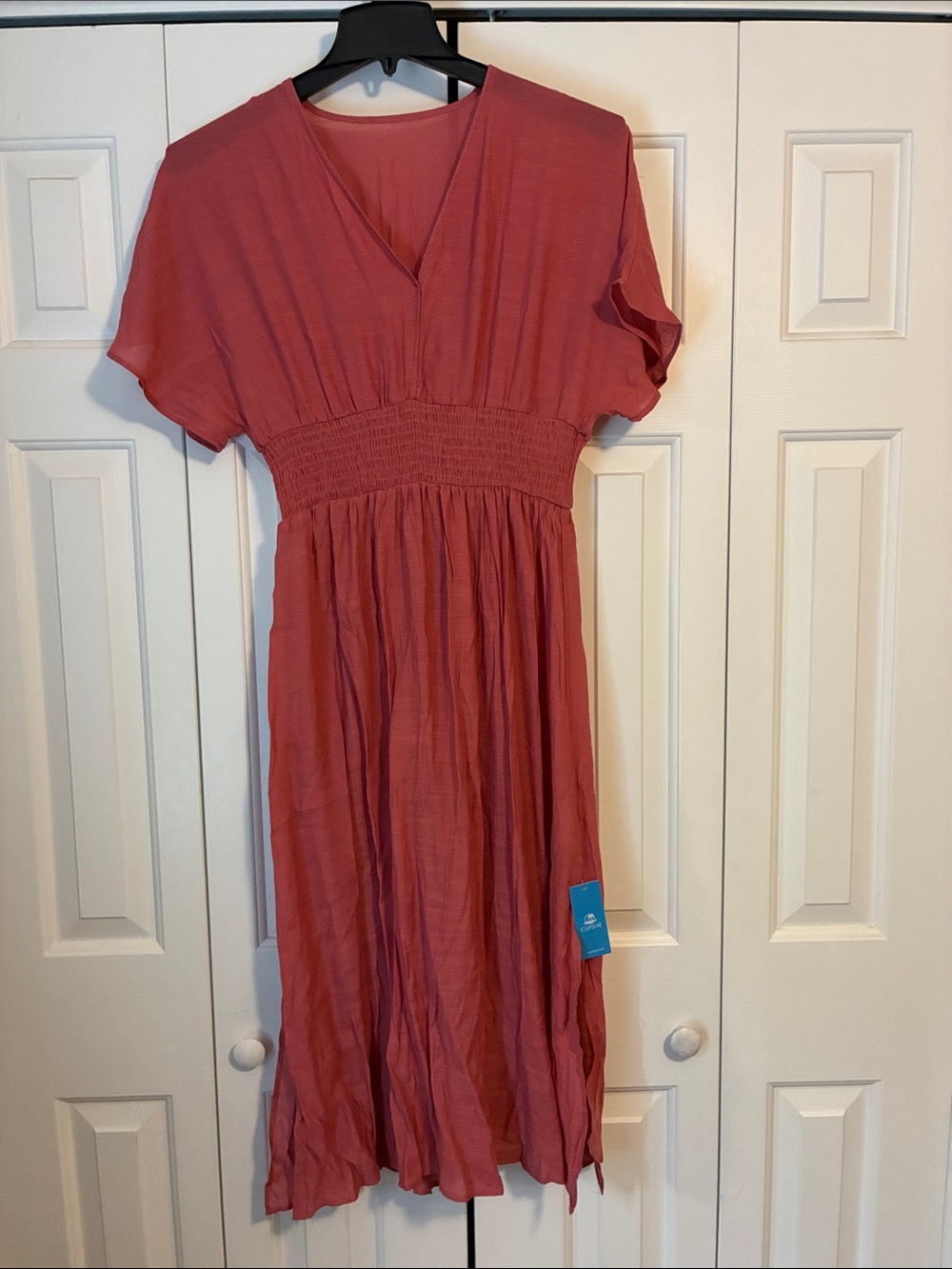 Cupshe Terracotta Midi Dress
